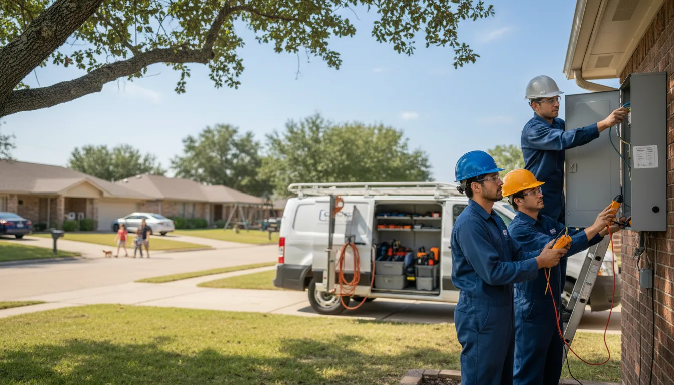 Certified electrician providing emergency electrical services in Dyer, AR